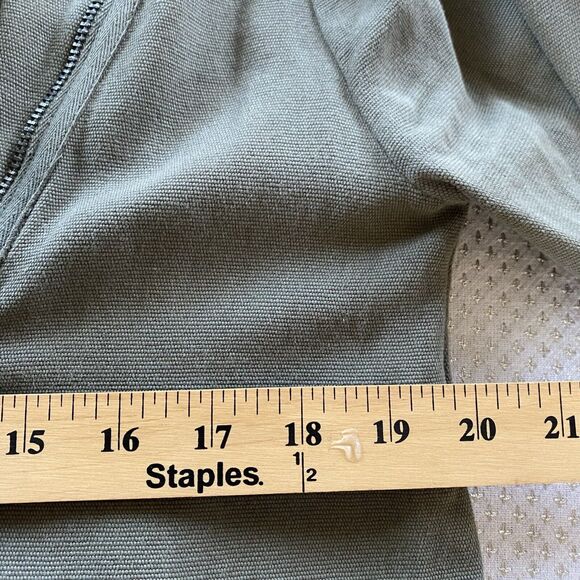 Velvet By Graham Spencer Jacket Womens  Small Green Moto Utility Military Army - Picture 7 of 8